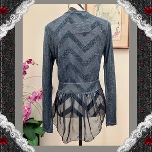 Elena Baldi Made In Italy Open Front Cardigan